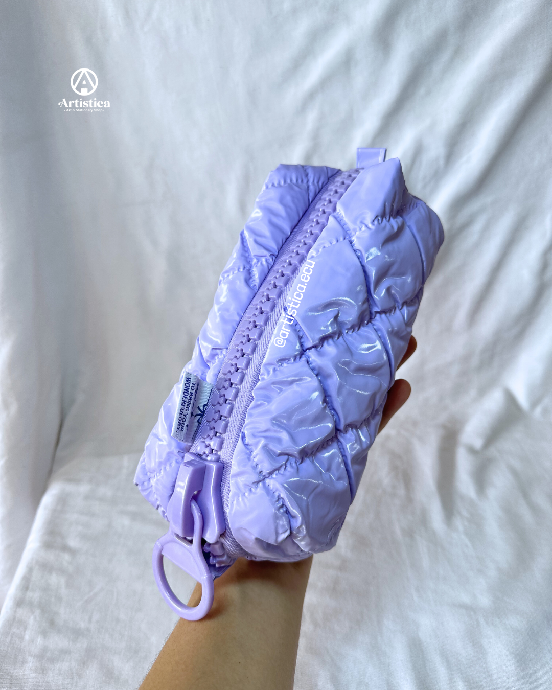 Cartuchera Posh tono pastel