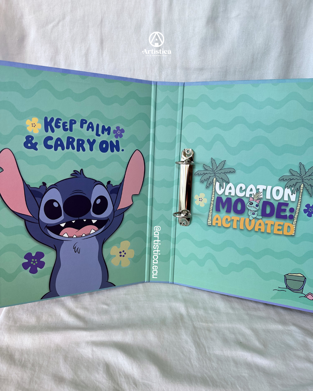 Carpeta 2 argollas Stitch