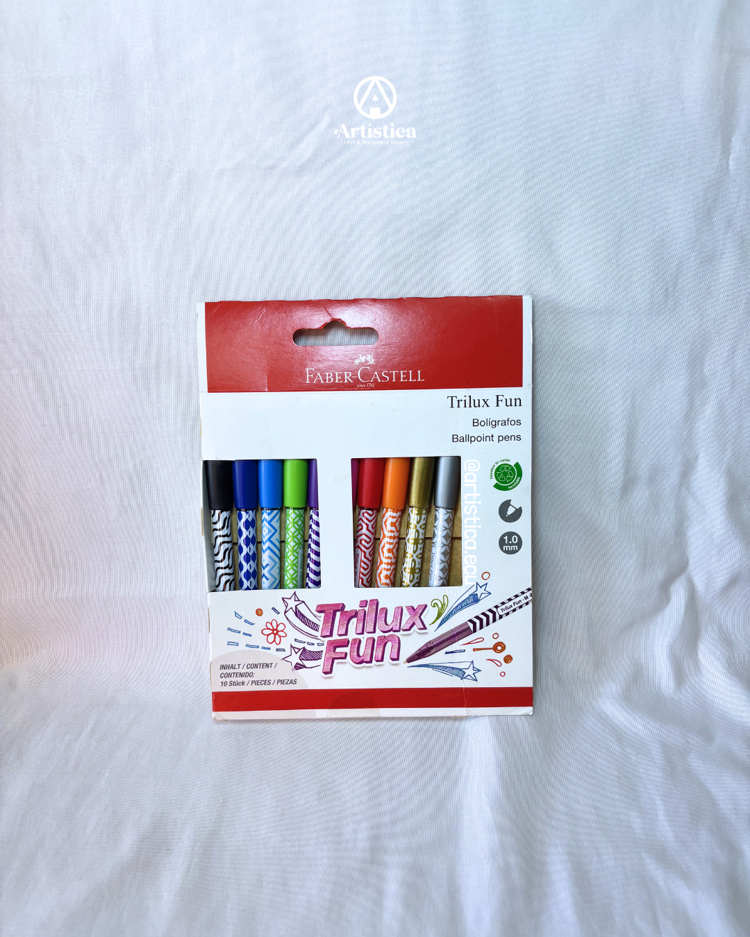 10 Bolígrafos Faber Castell