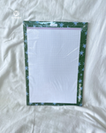Hojas a cuadros con bordes decorados Chic