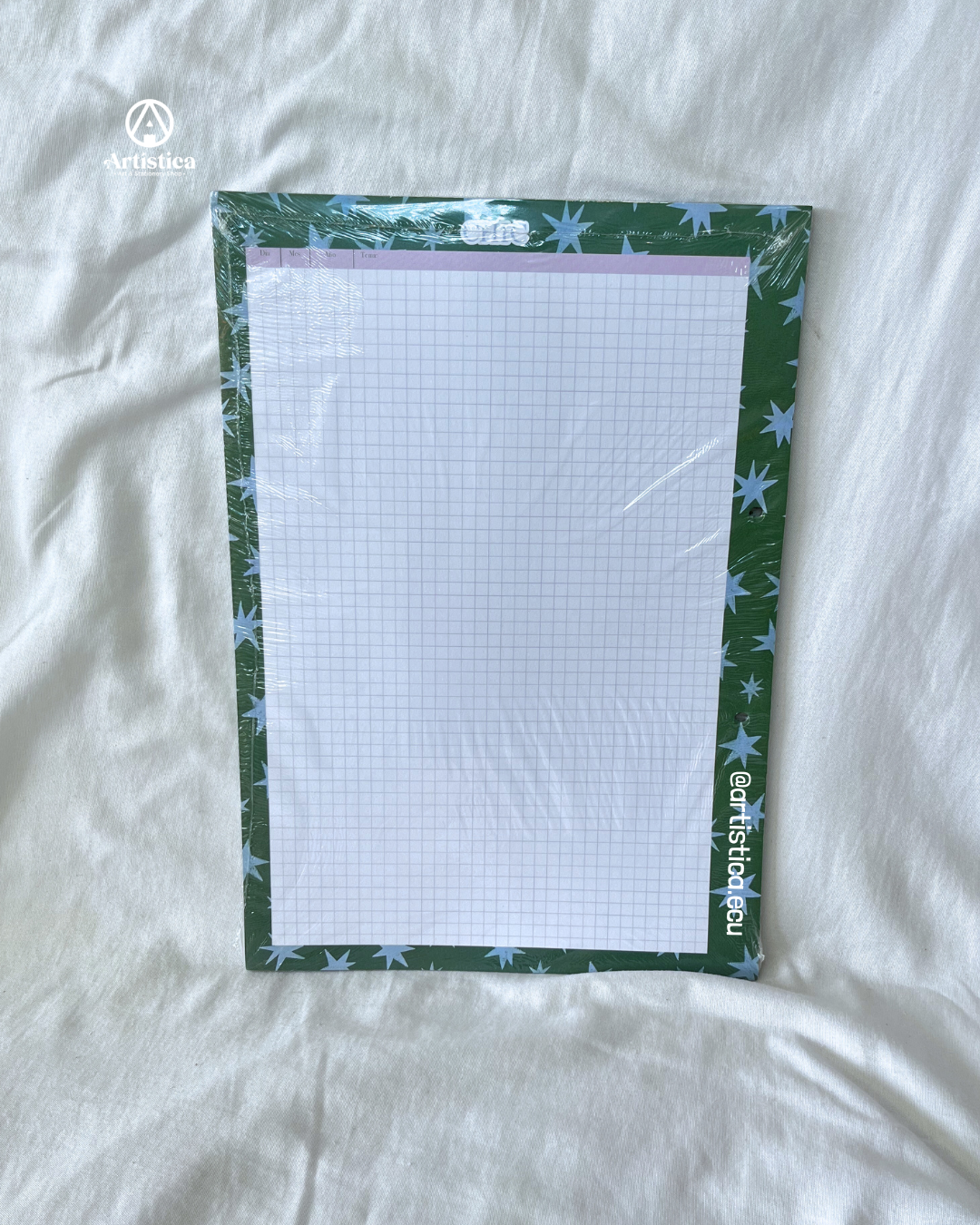 Hojas a cuadros con bordes decorados Chic