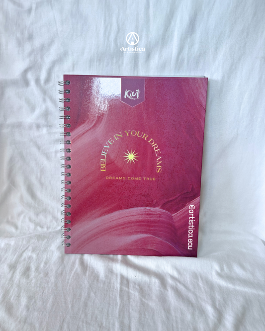 Cuaderno pasta dura 2 líneas bordes decorados