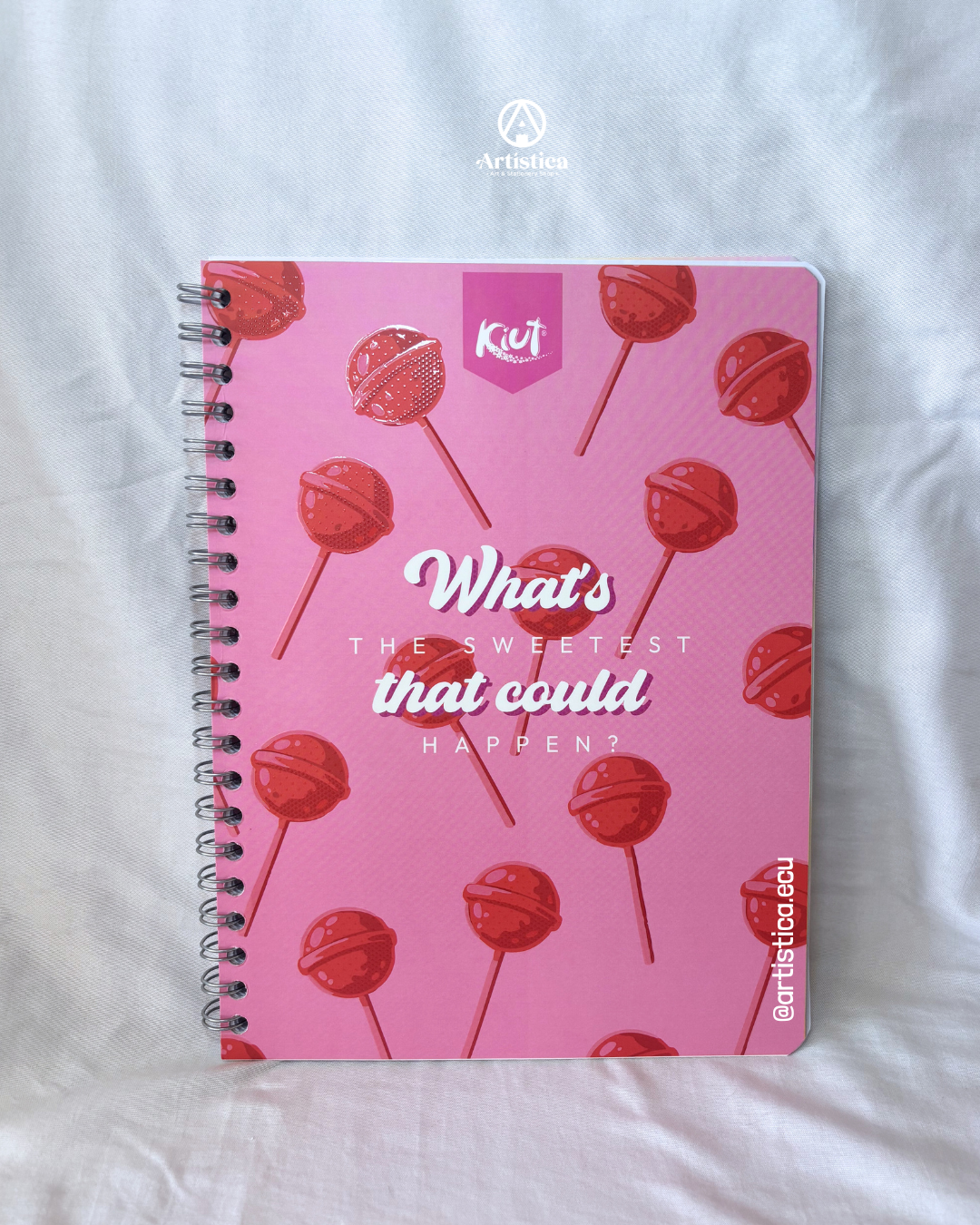 Cuaderno pasta flexible cuadros Kiut