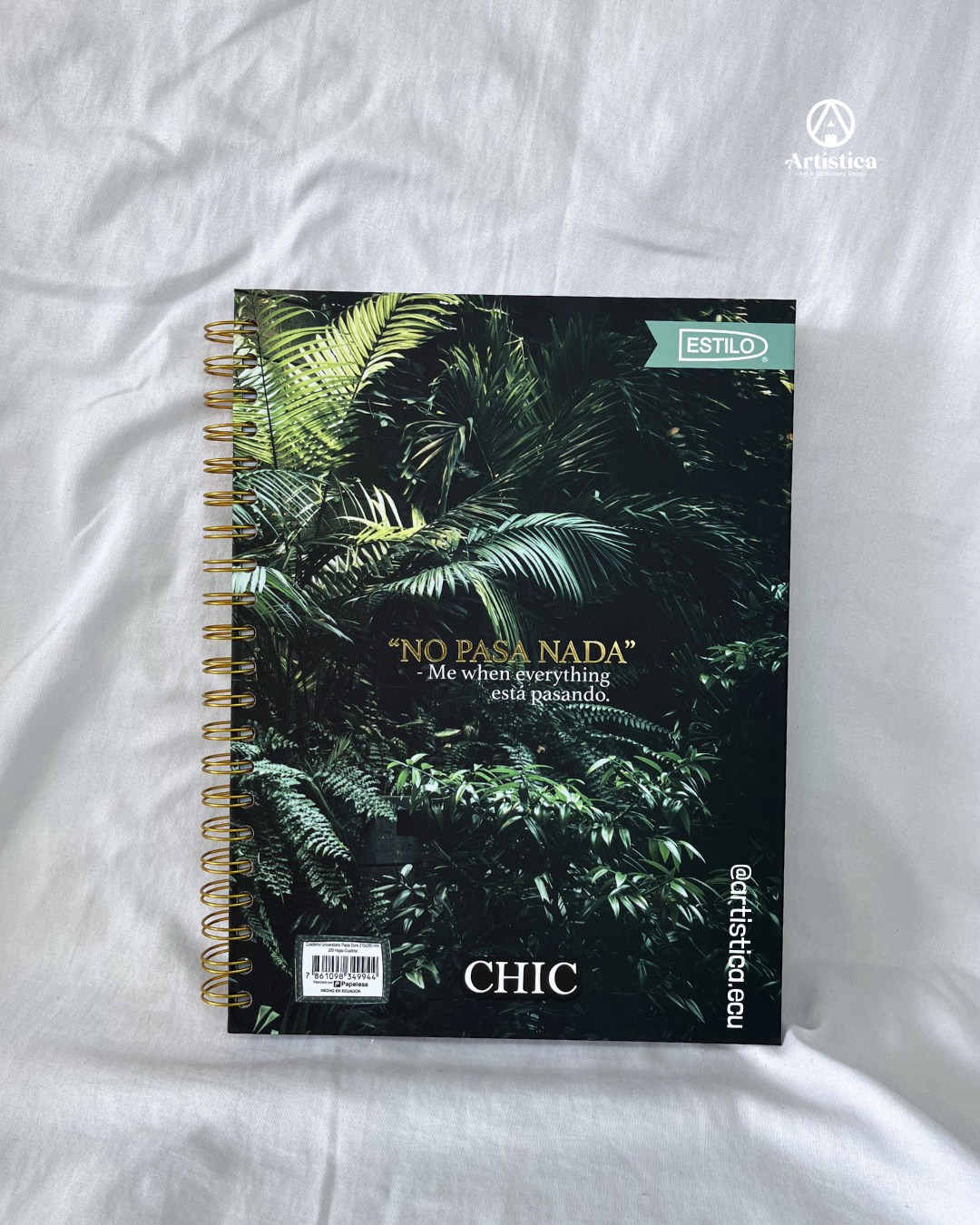 Cuaderno 200 cuadros pasta dura Twins Modelo 10