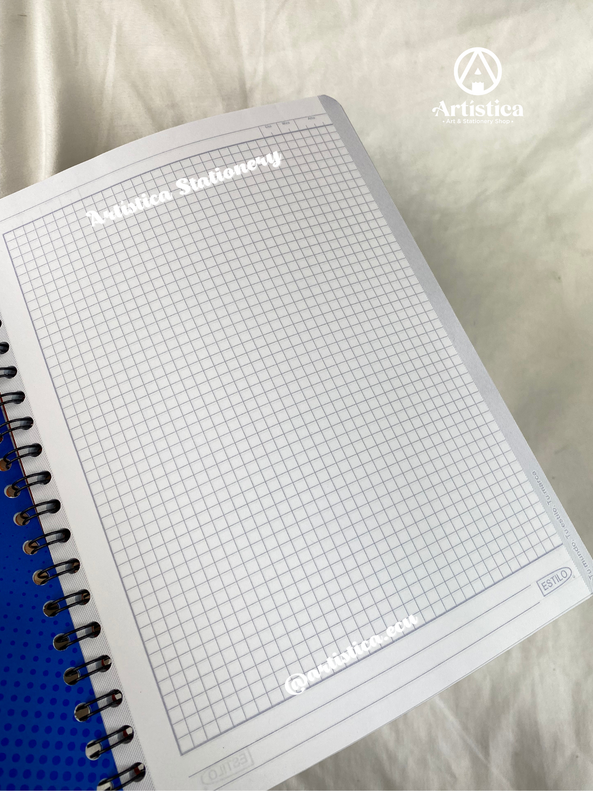 Cuaderno cuadros pasta flexible Spiderman
