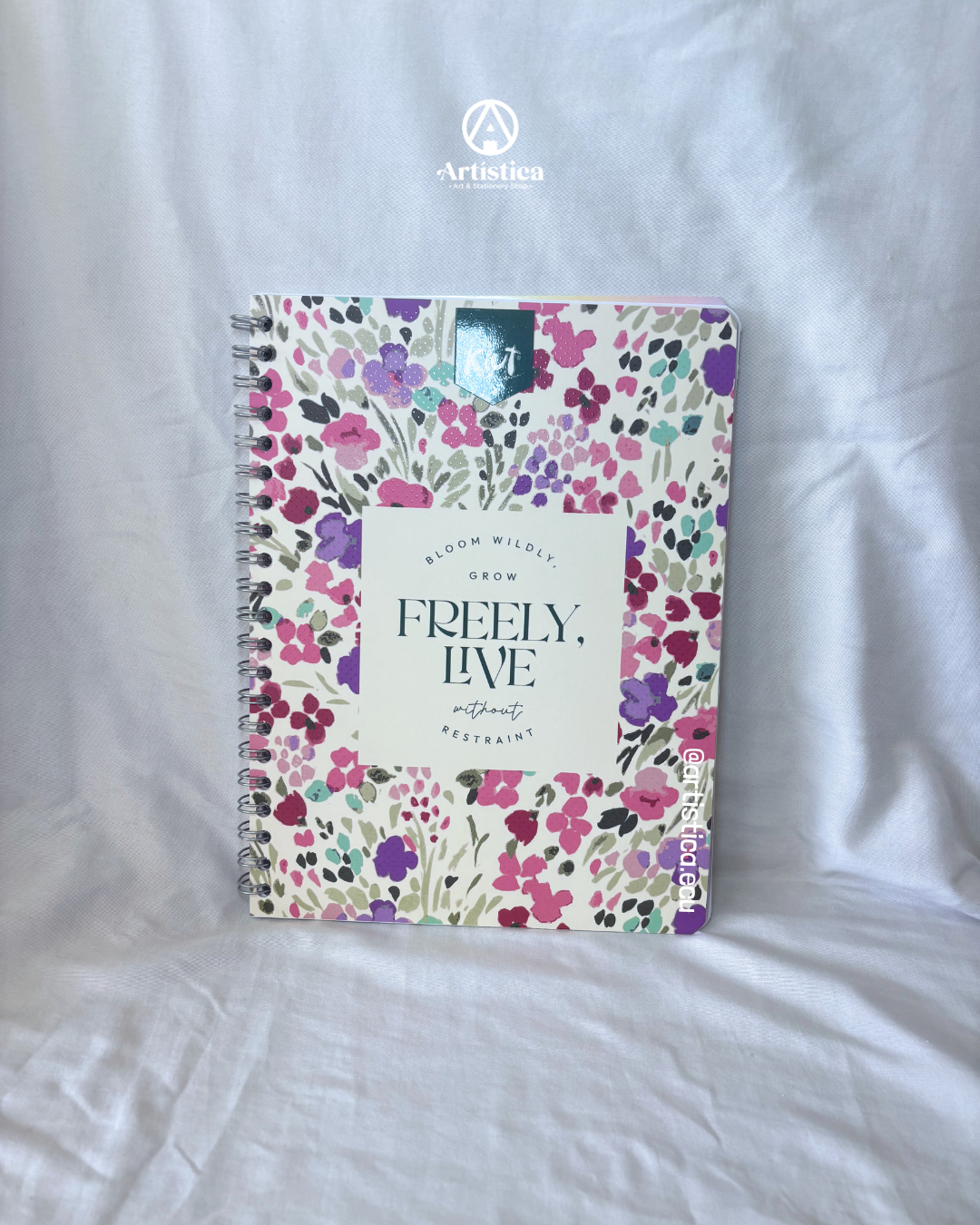 Cuaderno pasta flexible cuadros Kiut