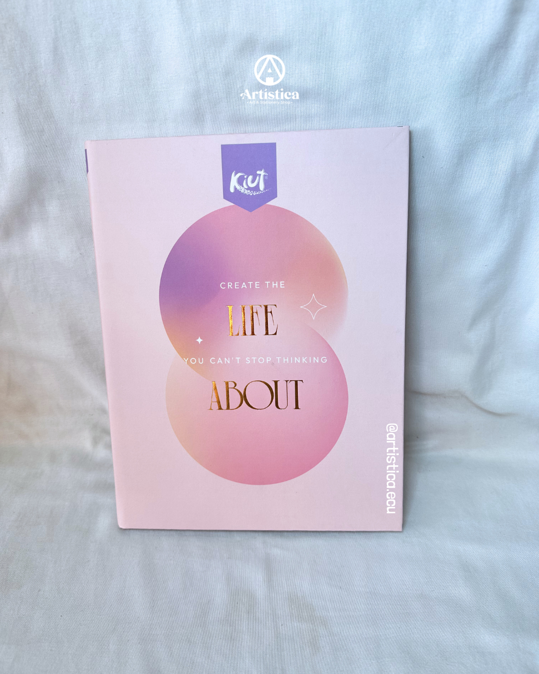 Cuaderno cosido pasta dura cuadros Kiut