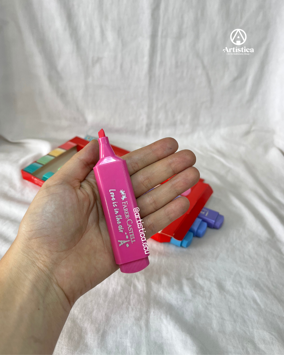 8 Resaltadores tonos pasteles Faber Castell