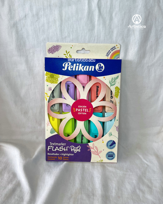 10 Resaltadores tonos pasteles Pelikan