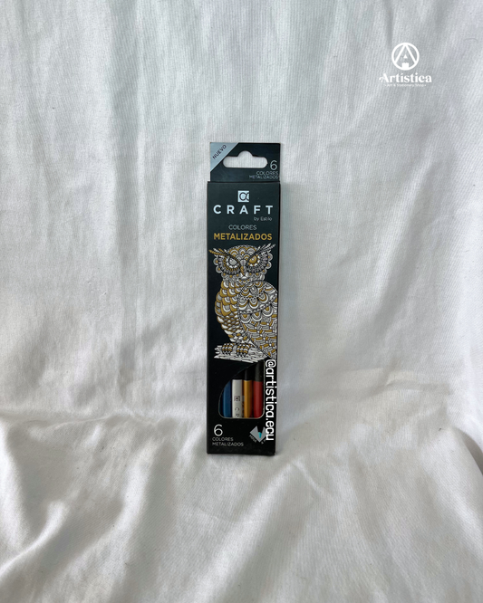 6 Colores tonos metalicos Craft