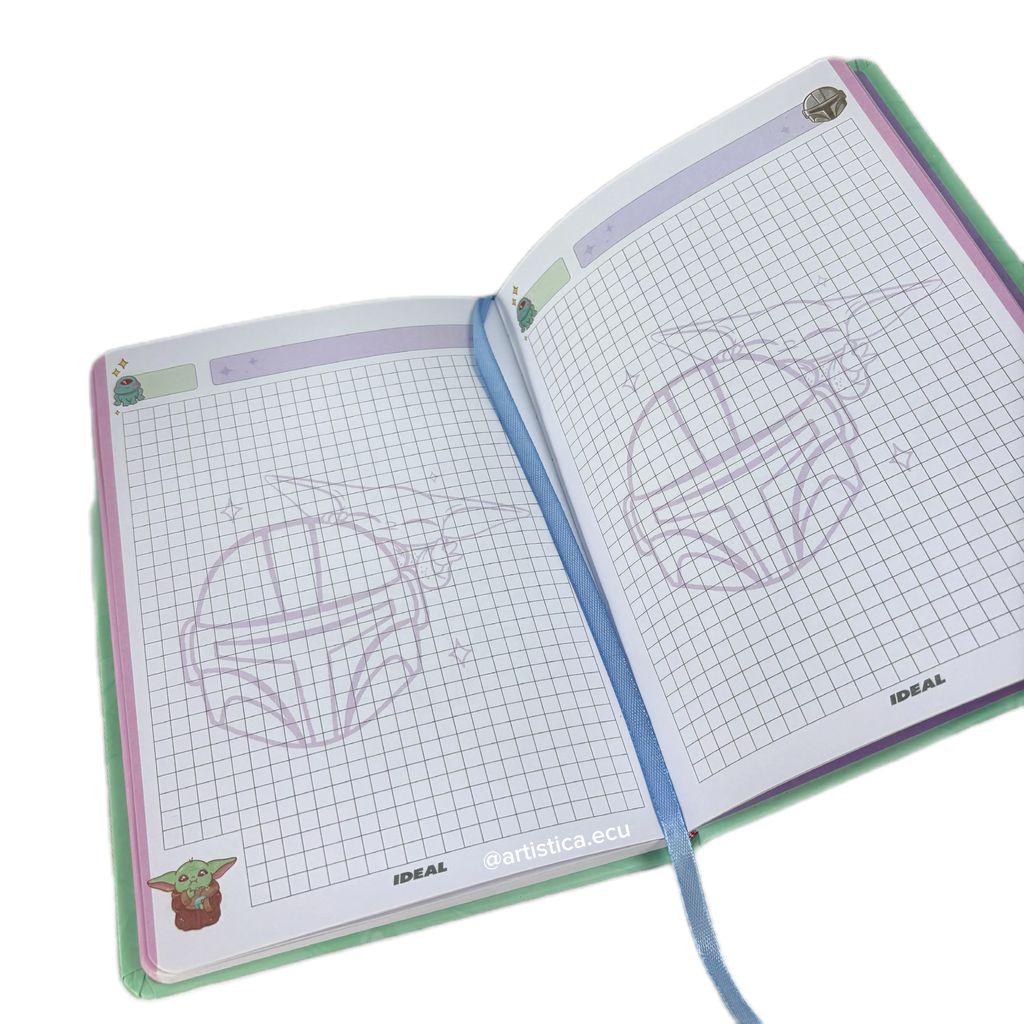 Libreta a líneas Grogu