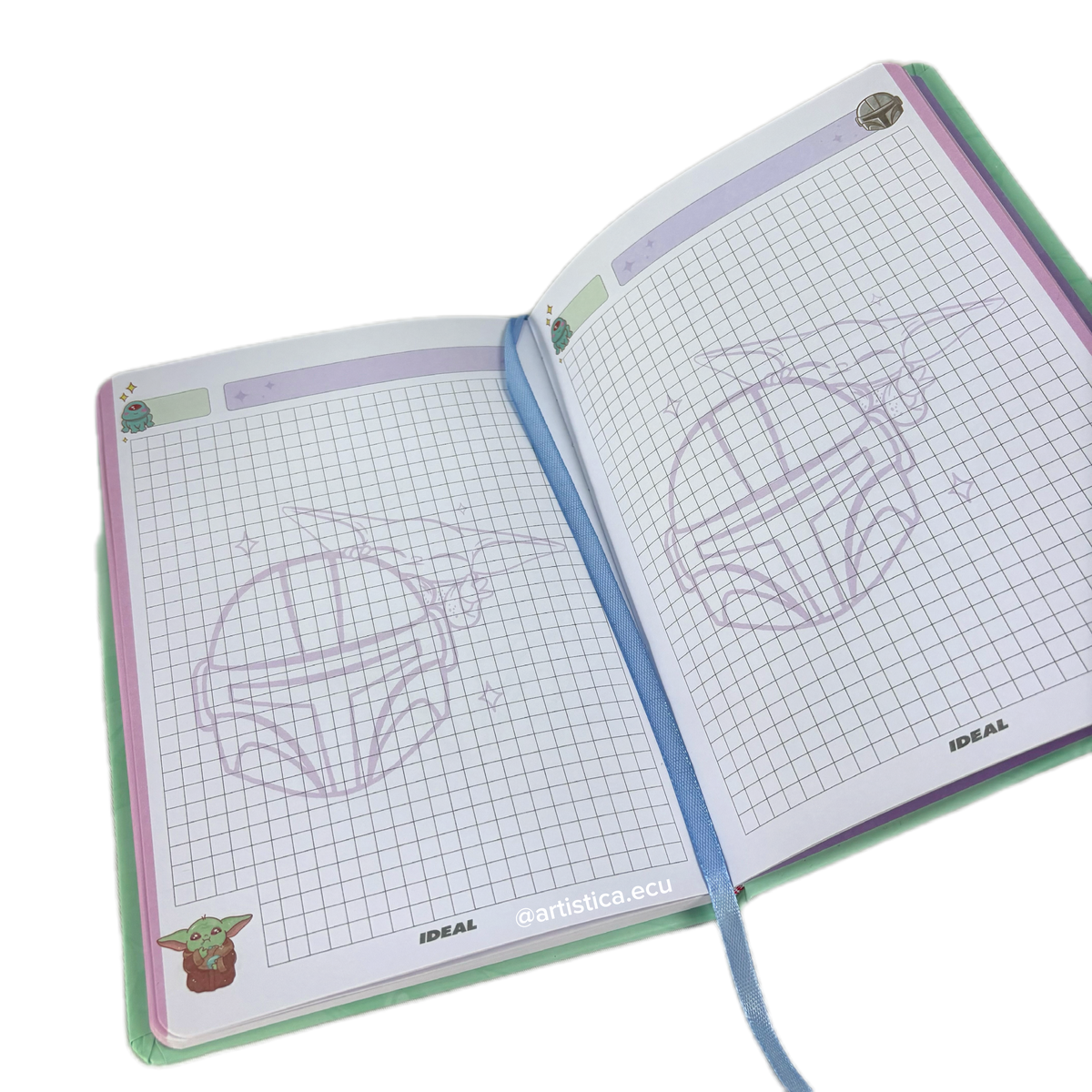 Libreta a líneas Grogu