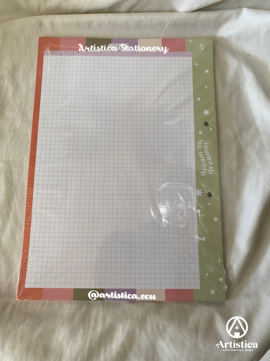 Hojas a cuadros con bordes decorados Chic