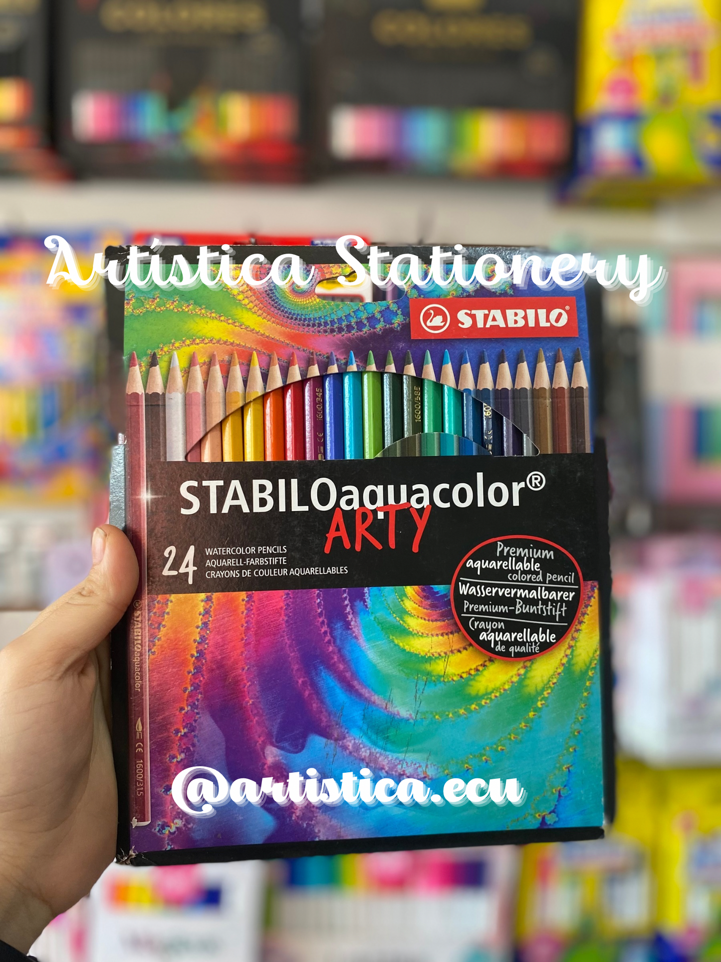 24 Colores Acuarelables Stabilo