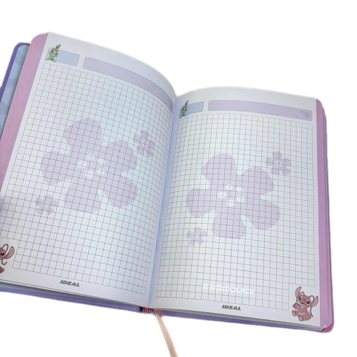 Libreta a cuadros Ángel