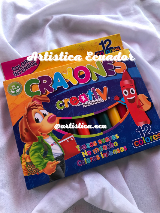 12 Crayones Jumbo Creativ