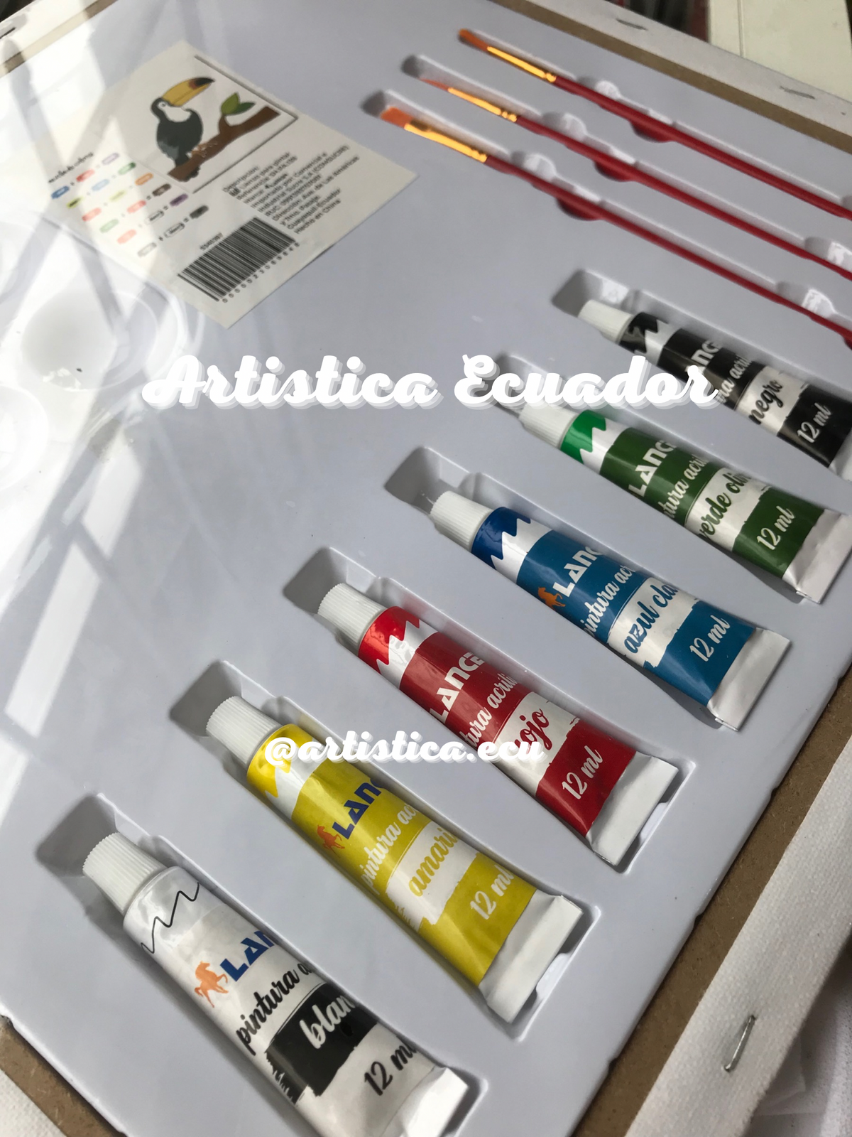 Set de lienzo con diseño 36x36cm