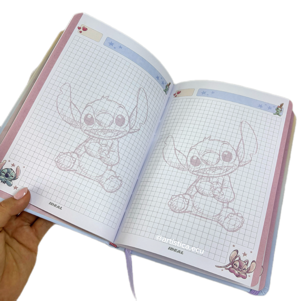 Libreta a líneas Stitch
