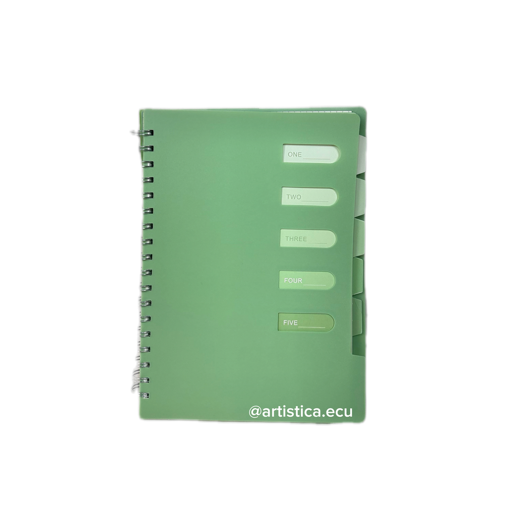 Libreta B5 a cuadros