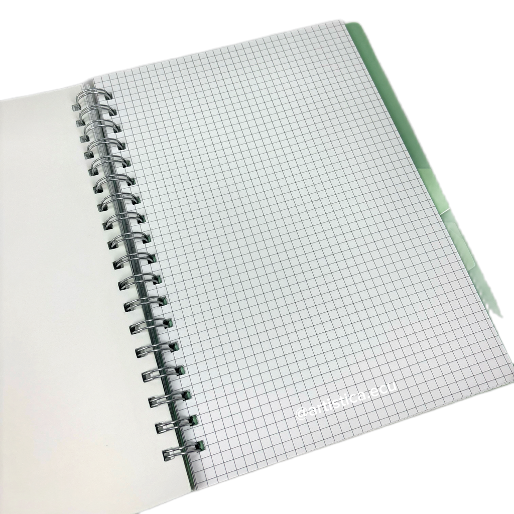 Libreta B5 a cuadros