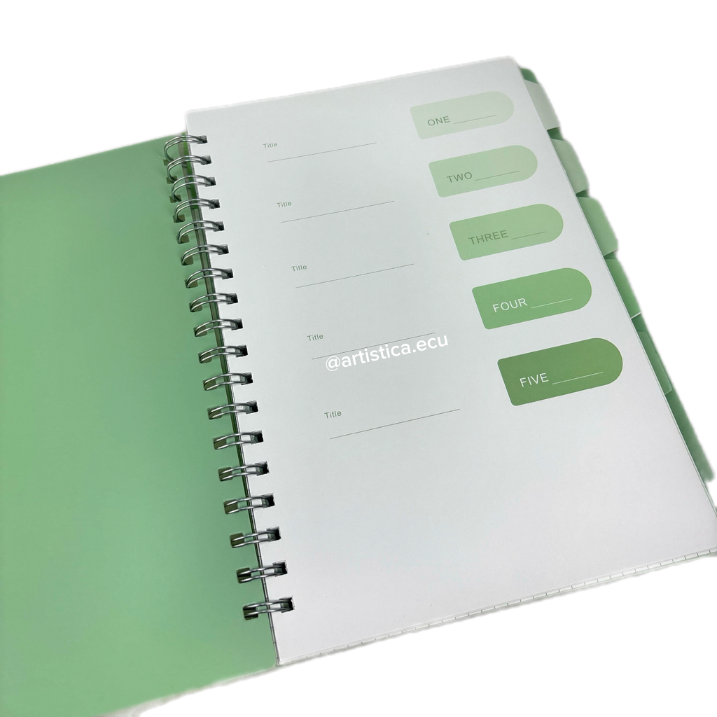 Libreta B5 a cuadros