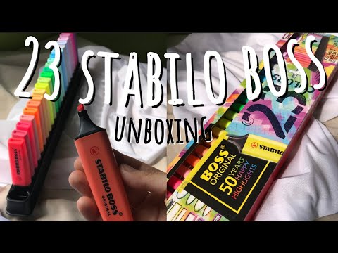 23 Resaltadores Stabilo Boss gama completa