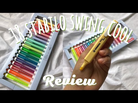 18 Resaltadores Stabilo Swing Cool