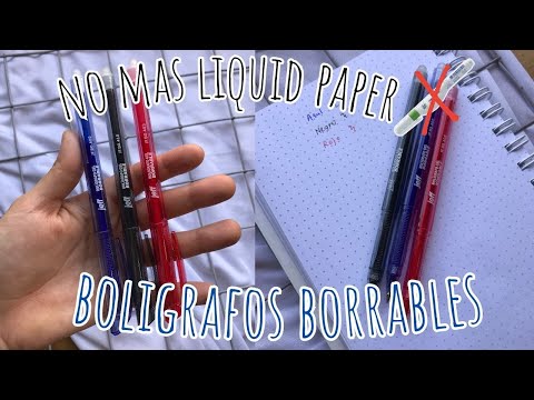 Bolígrafos Borrables por unidad